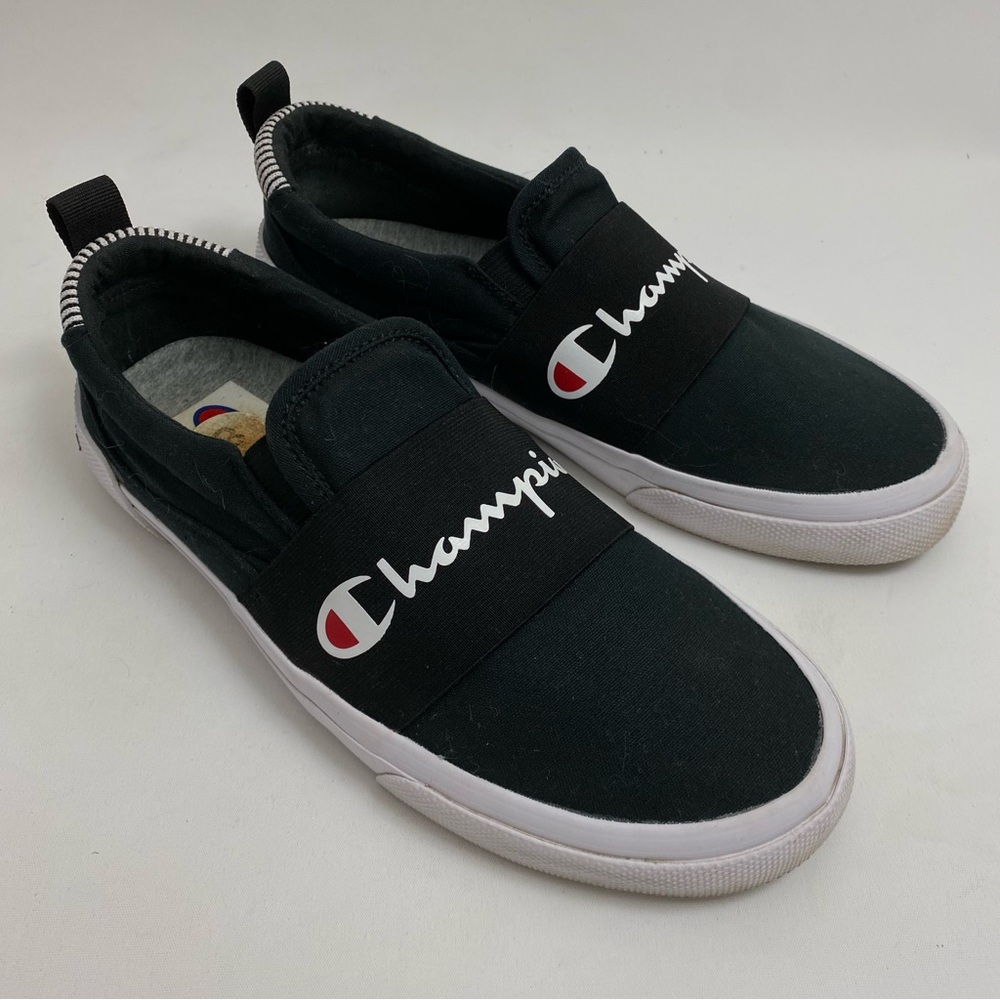 Champion Black Slip On Sneakers Men’s 8 M Casual Comfort Shoes